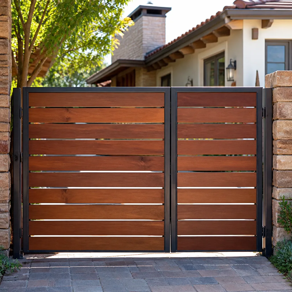 Wood & steel frame